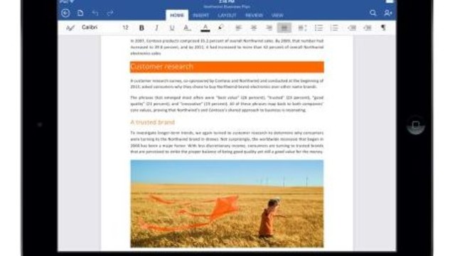 Microsoft Office iPad’e Geldi! Microsoft Office iPad’e Geldi!